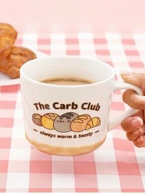 Pusheen Carb Club Ceramic Mug; Pusheen Box Exclusive Item